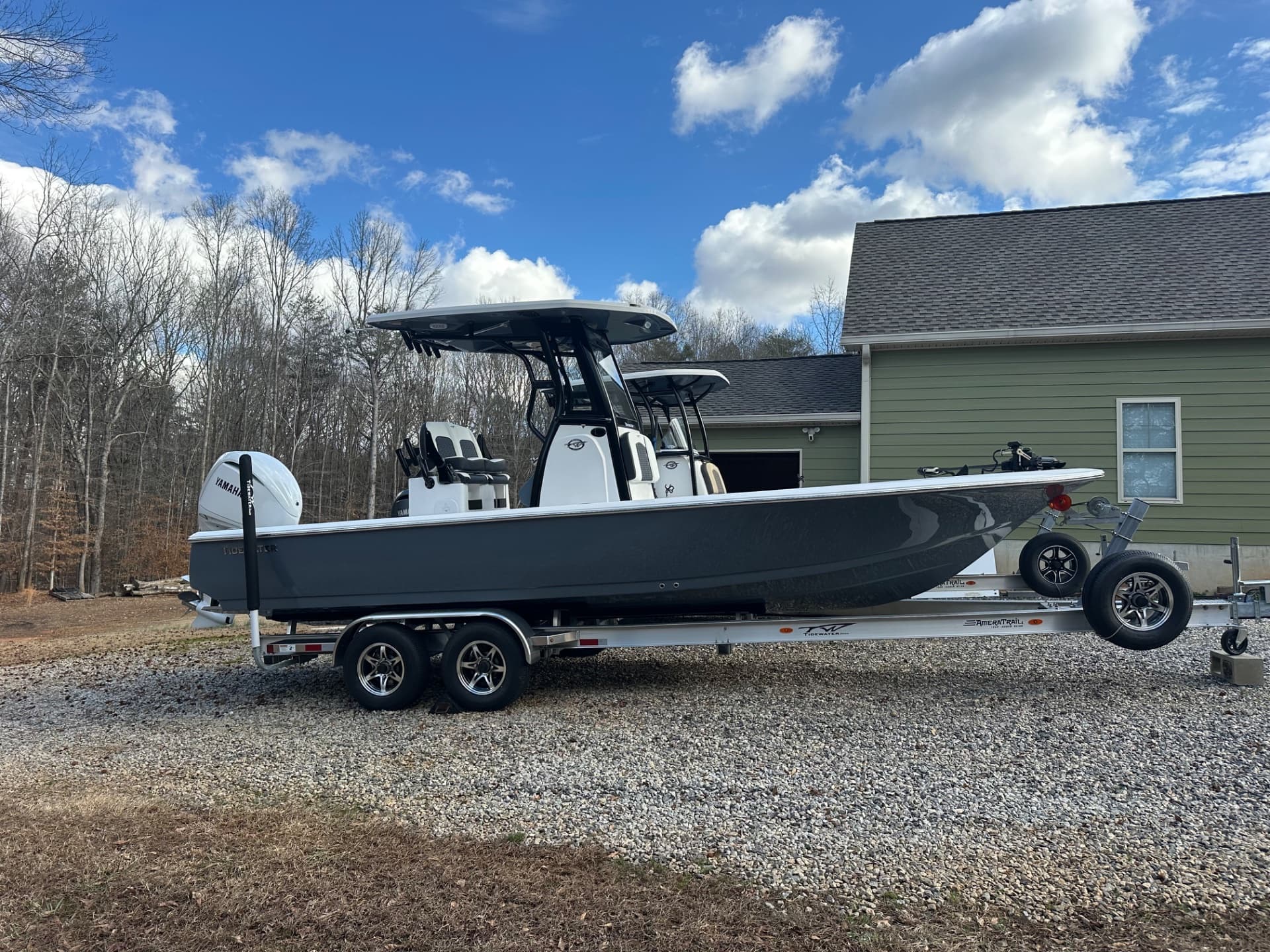 Jeff Blair Striper Guides boat